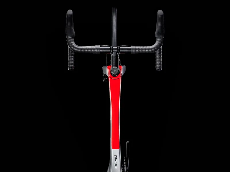 TREK Emonda SL 6 Pro Di2 Road Bike in Quicksilver and Red-7