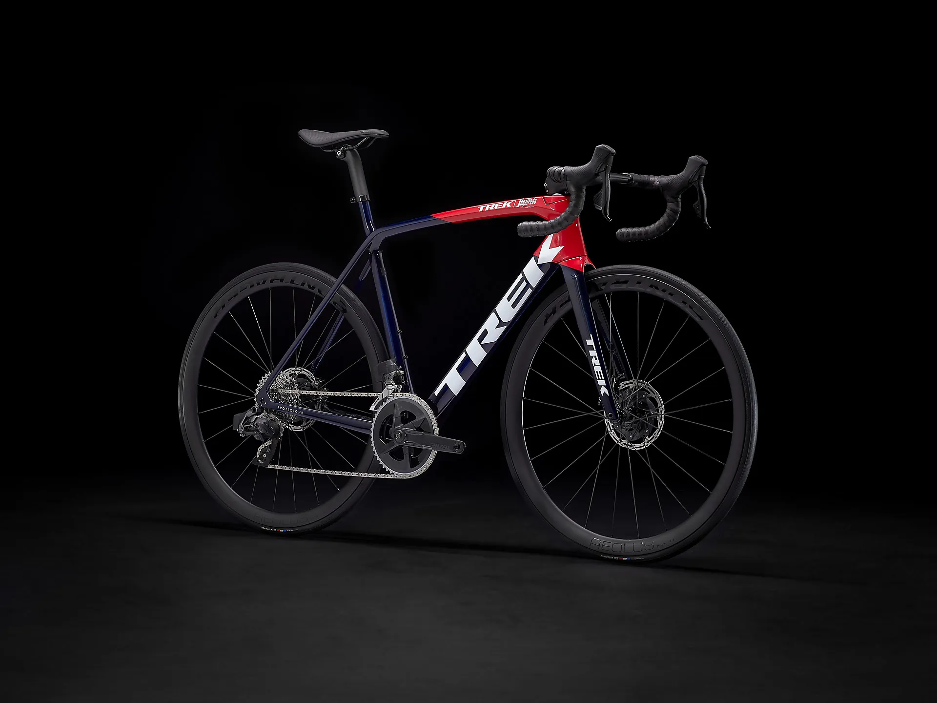 TREK Emonda SLR AXS Road Bike Navy Carbon Smoke and Red - Main Image