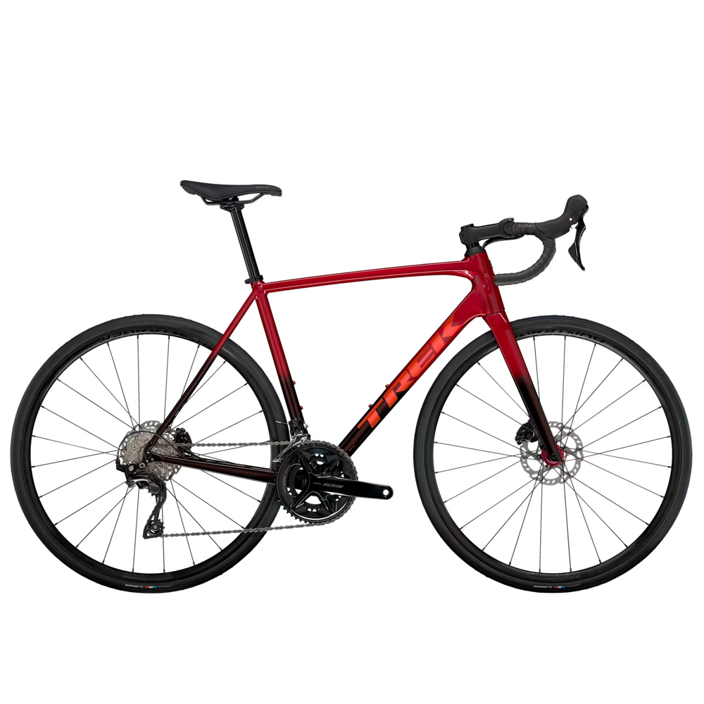 Team Cycles Trek TREK Emonda ALR 5 Road Bike in Crimson to Dark Carmine Fade | Interest FREE Finance & Online Refund Policy.