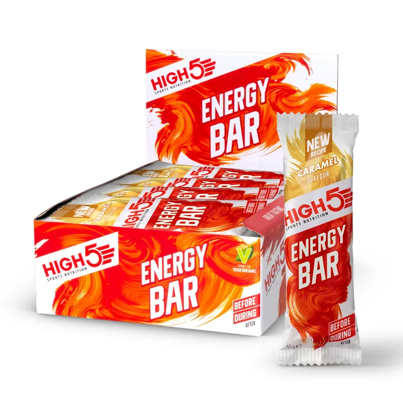 High5 Energy Bars in Caramel - 12 x 55g
