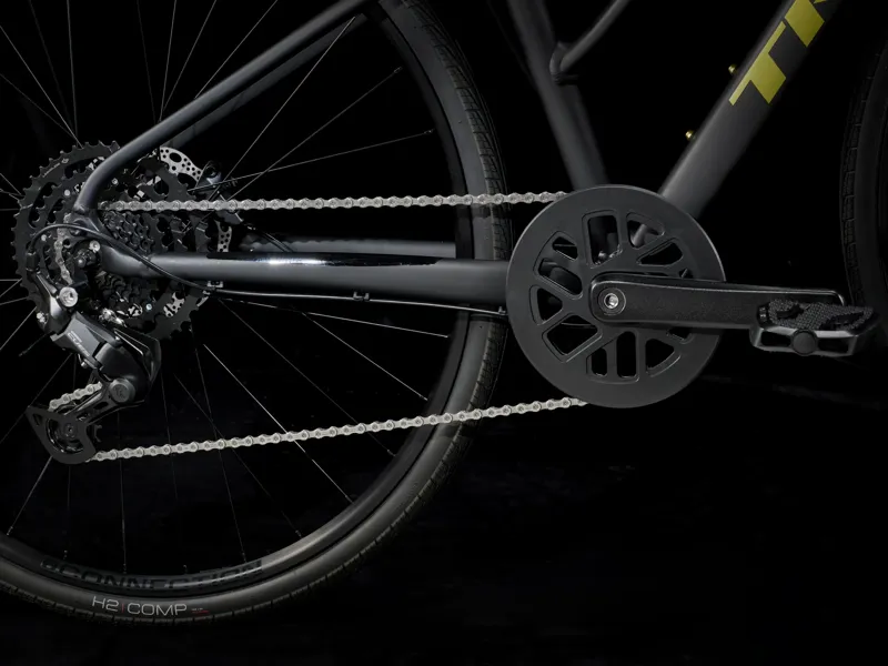 TREK FX 2 Stagger Gen 4 Hybrid Bike in Matte Trek Black-5