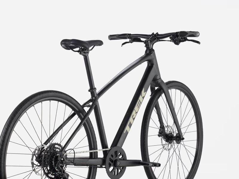 TREK FX 2 Stepover Gen 4 Hybrid Bike in Carbon Dark Grey-1