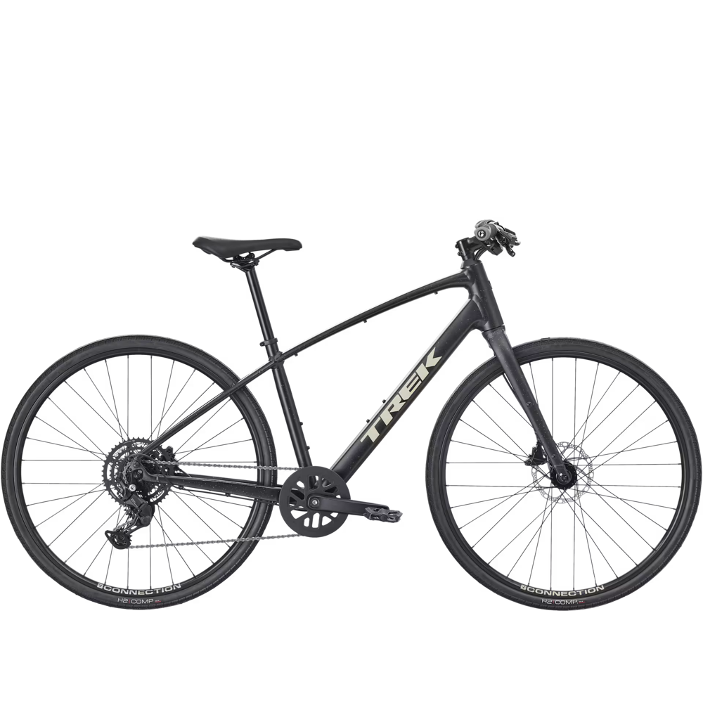 Team Cycles Trek TREK FX 2 Stepover Gen 4 Hybrid Bike in Carbon Dark Grey | Interest FREE Finance & Online Refund Policy.