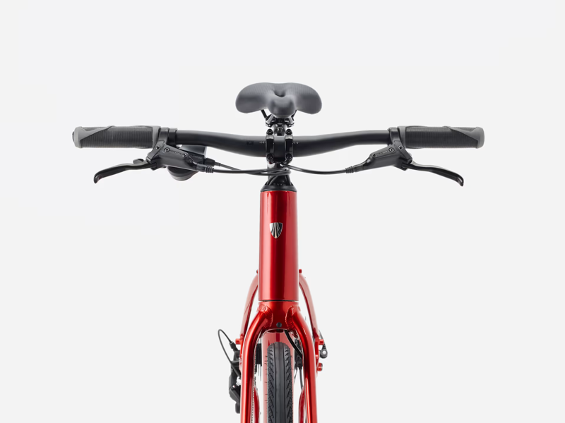 TREK FX 2 Stepover Gen 4 Hybrid Bike in Fury Red-3