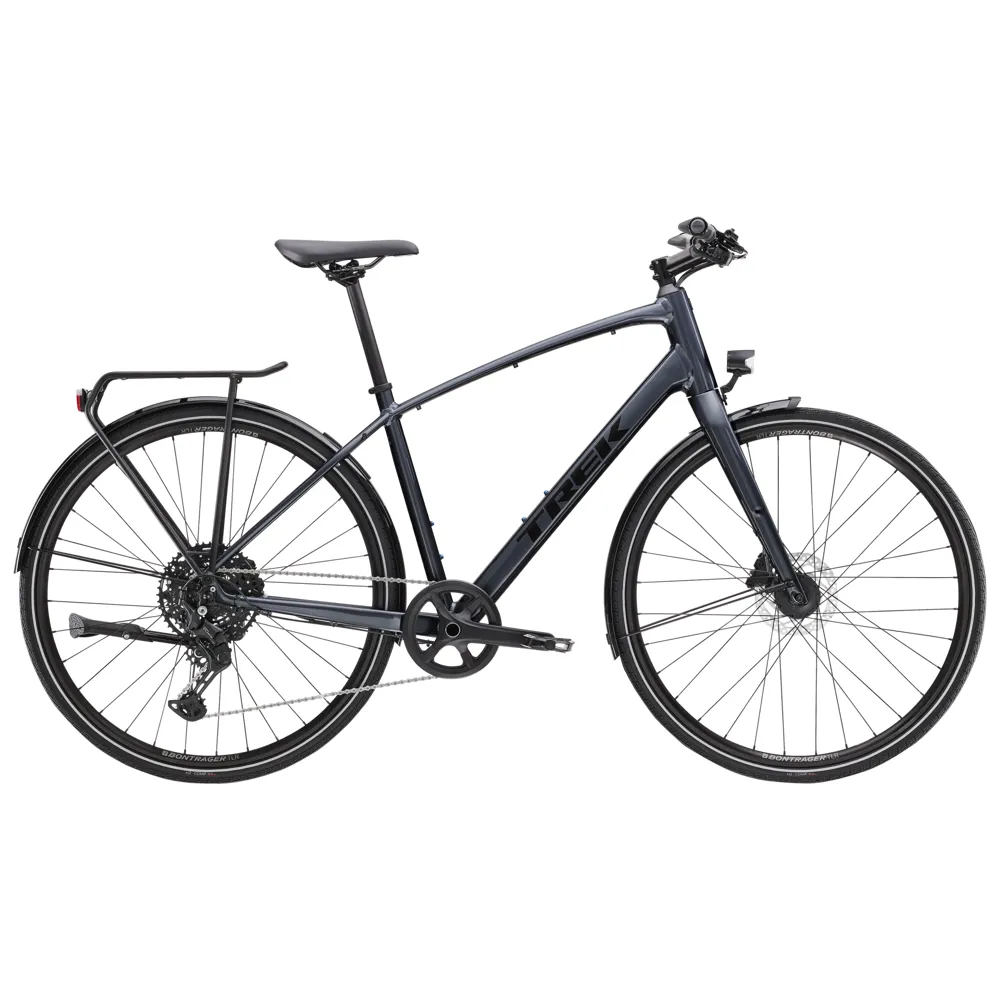Team Cycles Trek TREK FX 3 Equipped Hybrid Bike in Galactic Grey | Interest FREE Finance & Online Refund Policy.