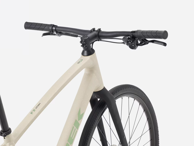 TREK FX Sport AL 3 Hybrid Bike in Buff Beige-2