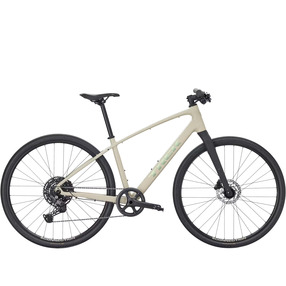 Team Cycles Trek TREK FX Sport AL 3 Hybrid Bike in Buff Beige | Interest FREE Finance & Online Refund Policy.