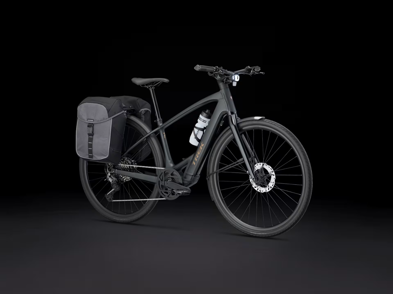 TREK FX+ 7 360Wh Electric Hybrid Bike in Lichen Green-5