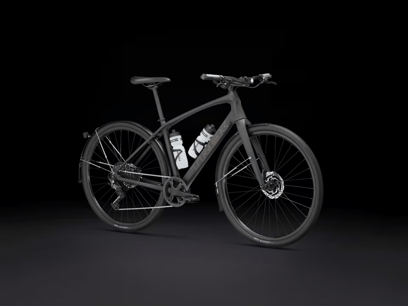 TREK FX Sport SL 4 Hybrid Bike in Onyx Carbon-5