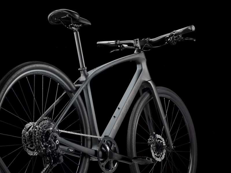 TREK FX Sport SL 4 Hybrid Bike in Onyx Carbon-1