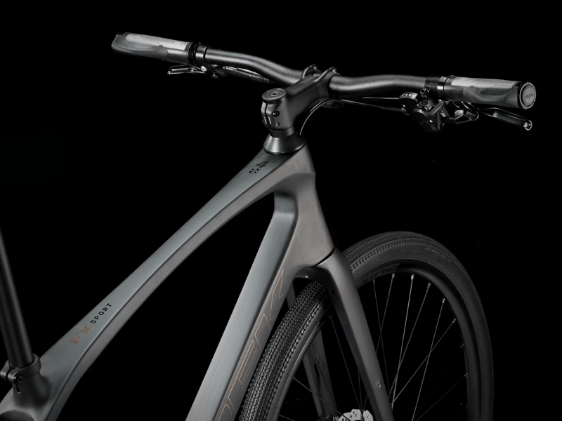 TREK FX Sport SL 4 Hybrid Bike in Onyx Carbon-2