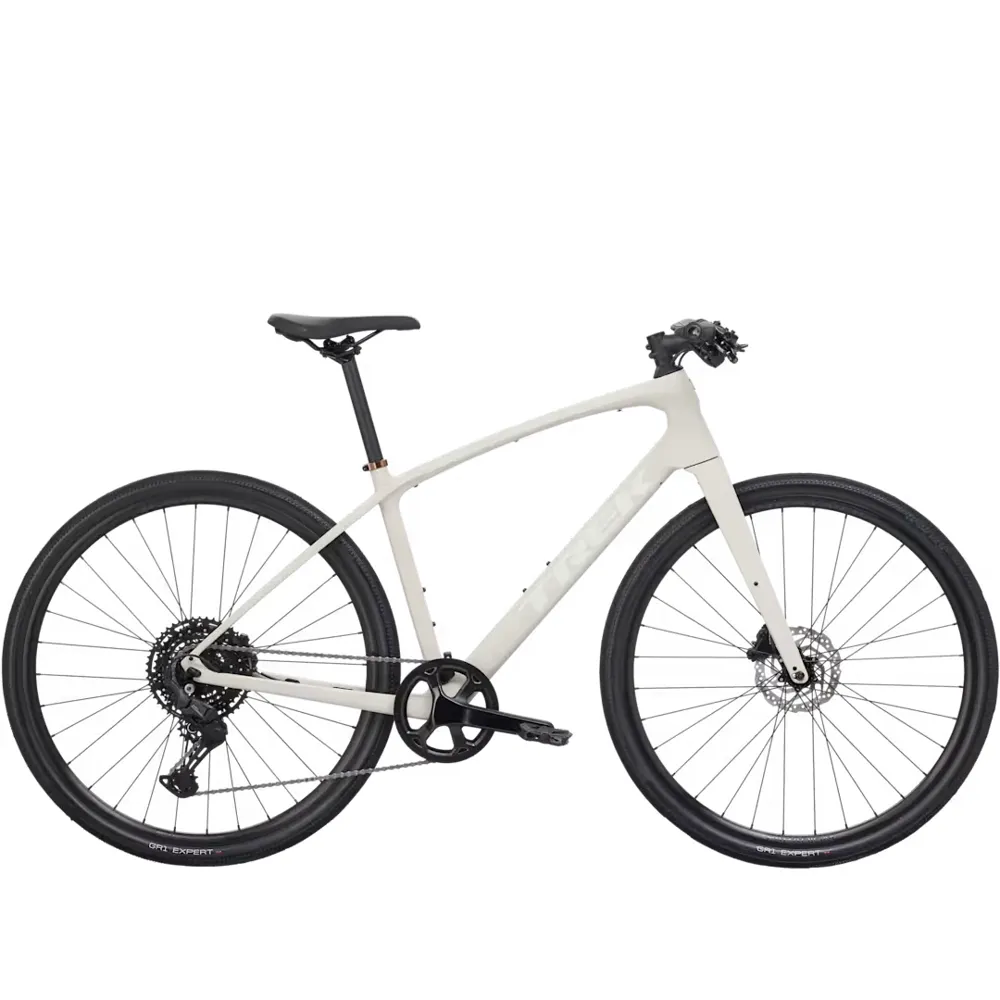 Team Cycles Trek TREK FX Sport SL 4 Hybrid Bike in Buff Beige | Interest FREE Finance & Online Refund Policy.