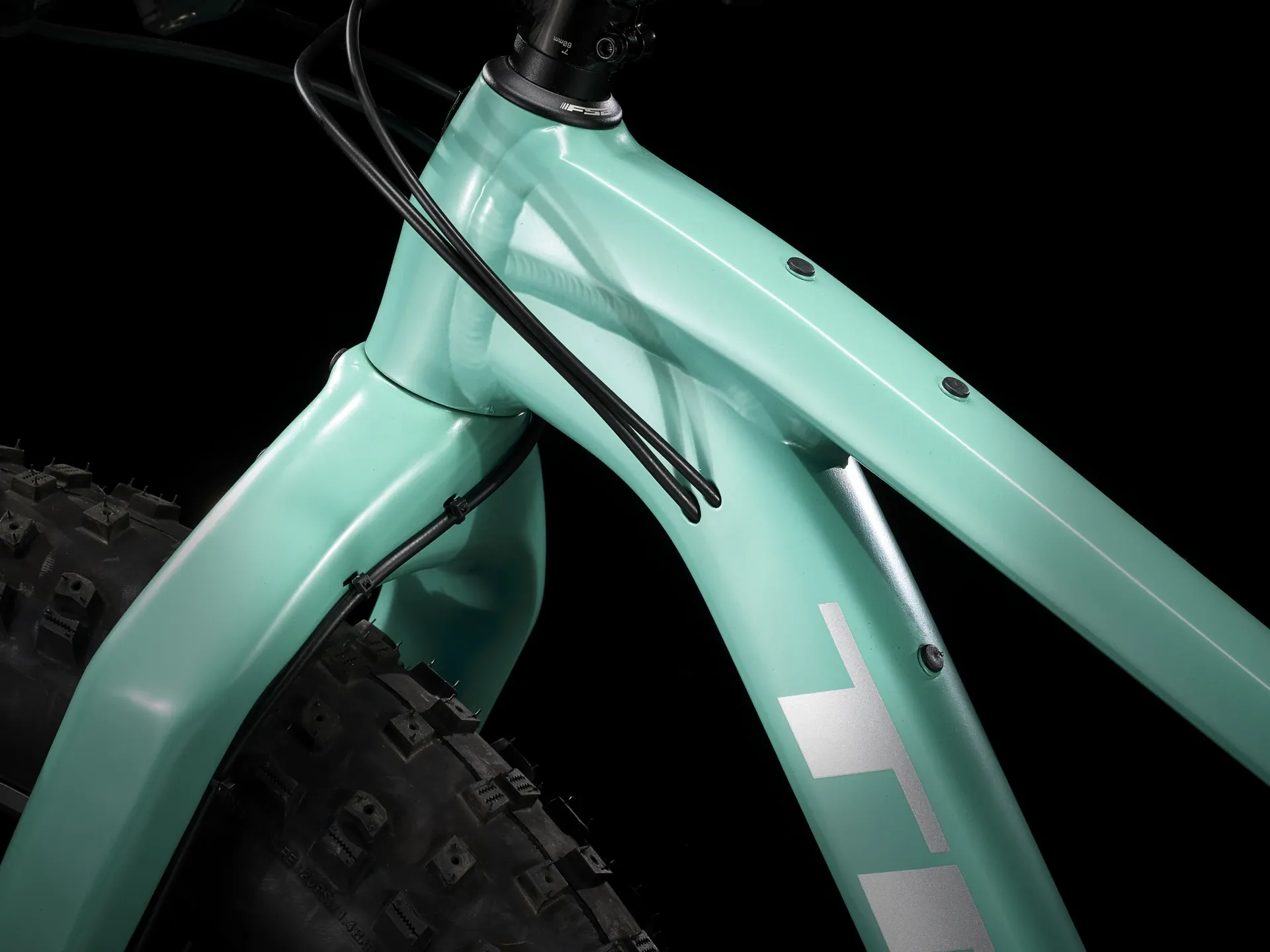 TREK Farley Fat Bike in Satin Blue Sage to Lithium Grey Fade