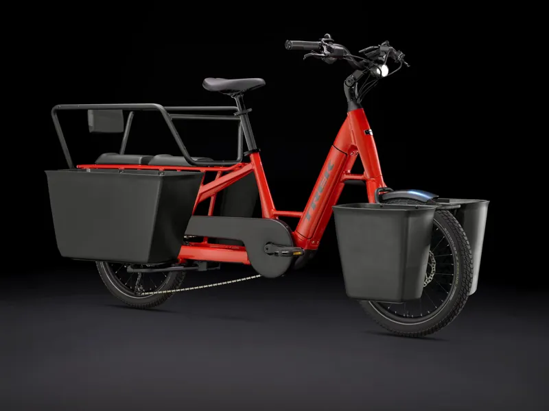 TREK Fetch+ 2 500Wh Electric Cargo Bike in Lava Red-1