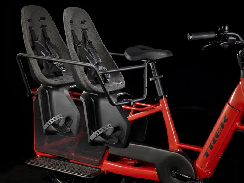 TREK Fetch 2 500Wh Electric Cargo Bike in Lava Red