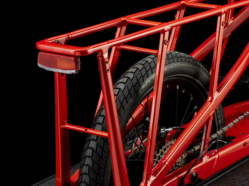 TREK Fetch+ 2 500Wh Electric Cargo Bike in Lava Red-9