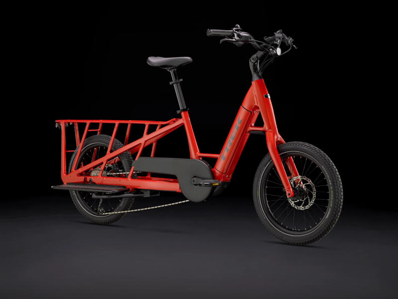TREK Fetch+ 2 500Wh Electric Cargo Bike in Lava Red-11