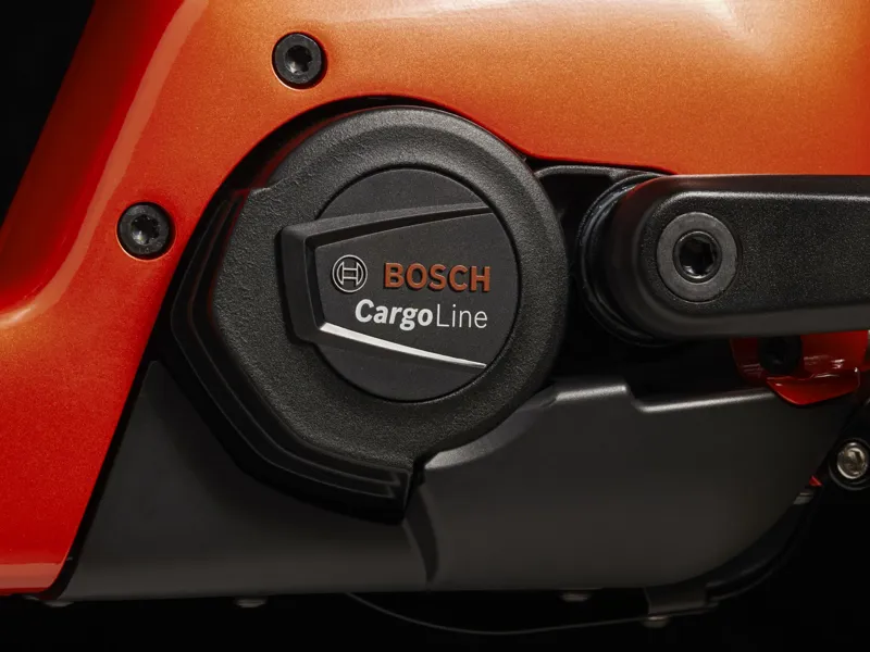 TREK Fetch+ 4 750Wh Electric Cargo Bike in Lava Red-3