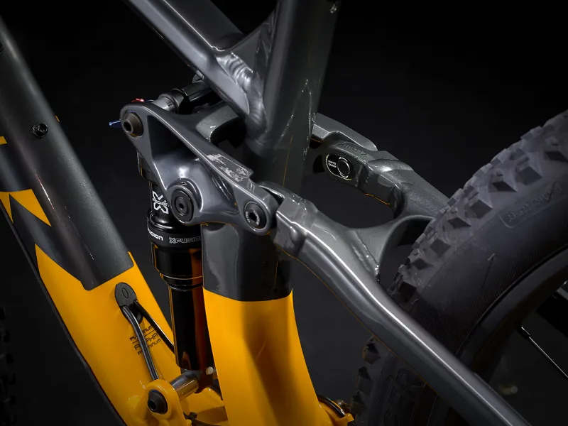 TREK Fuel EX 5 Gen 5 Full Suspension Mountain Bike in Lithium Grey and Marigold-2