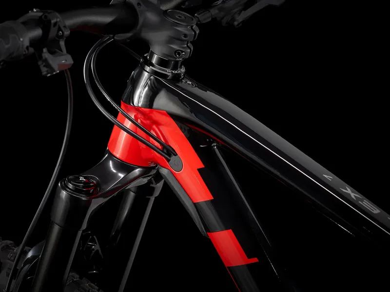 TREK Fuel EX 7 Gen 5 Full Suspension Mountain Bike in Black and Red-3