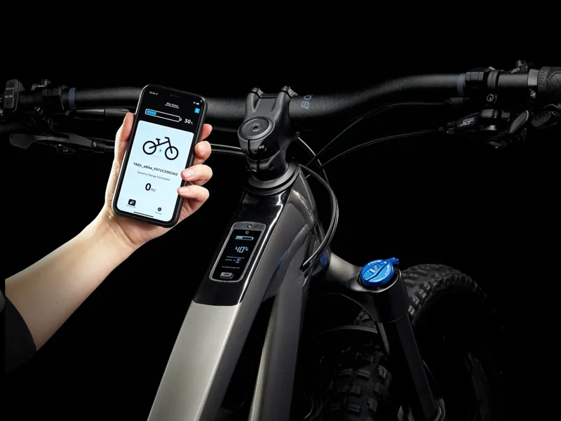 TREK Fuel EXe 8 XT Alloy 360Wh Full Suspension Electric Mountain Bike in Satin Mercury-8