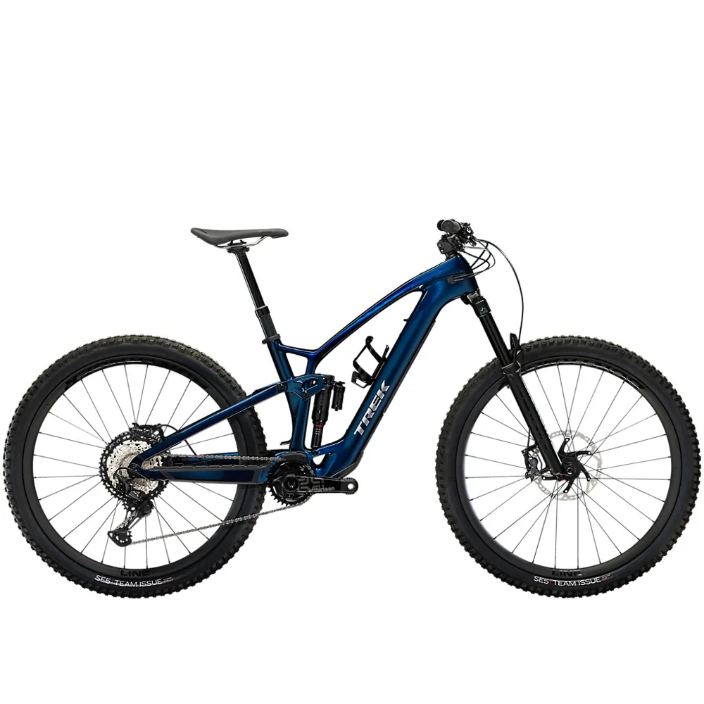 Team Cycles Trek TREK Fuel EXe 9.8 XT 360Wh Full Suspension Electric Mountain Bike in Mulsanne Blue | Interest FREE Finance & Online Refund Policy.