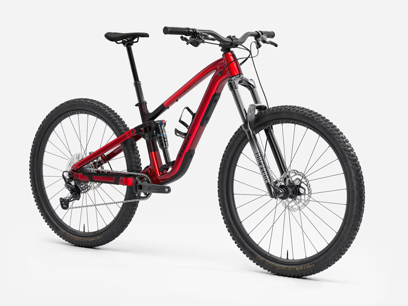 TREK Fuel EX 5 Full Suspension Mountain Bike in Gloss Fury Red and Matte Dark Carmine-3