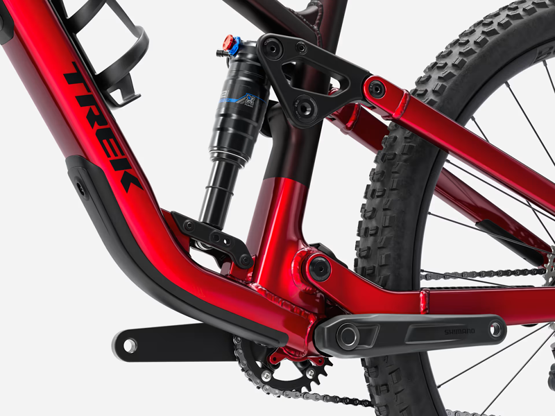 TREK Fuel EX 5 Full Suspension Mountain Bike in Gloss Fury Red and Matte Dark Carmine-1