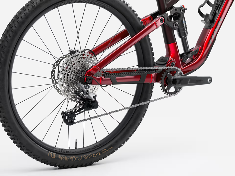 TREK Fuel EX 5 Full Suspension Mountain Bike in Gloss Fury Red and Matte Dark Carmine-2