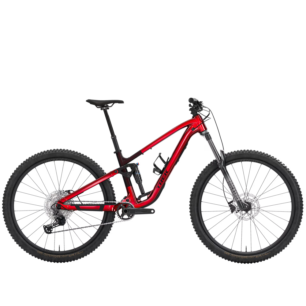 Team Cycles Trek TREK Fuel EX 5 Full Suspension Mountain Bike in Gloss Fury Red and Matte Dark Carmine | Interest FREE Finance & Online Refund Policy.