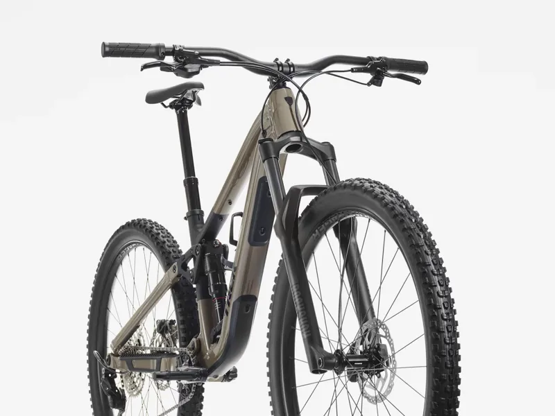 TREK Fuel EX 5 Fuel Full Suspension Mountain Bike in Wild Mushroom and Trek Black-2