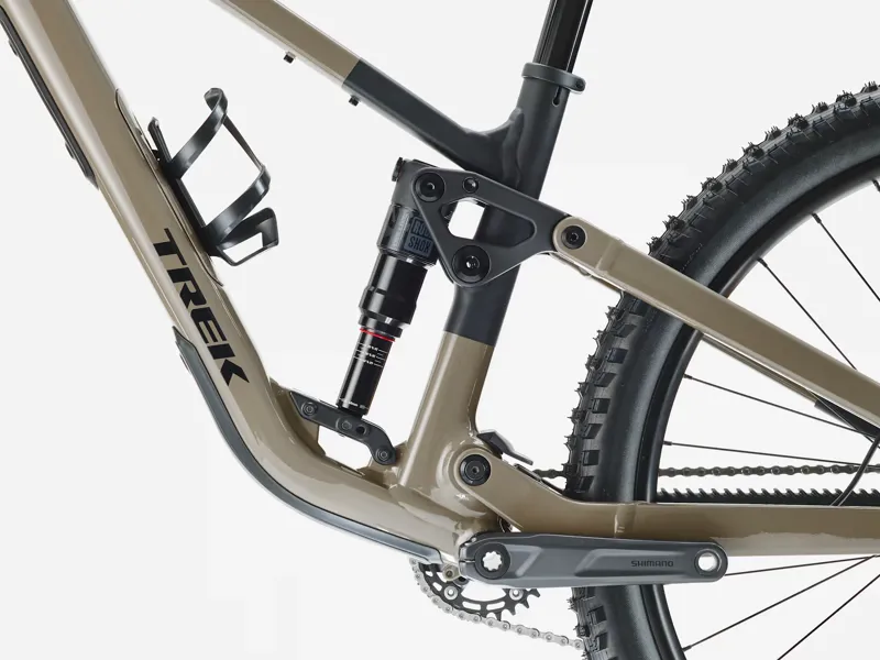 TREK Fuel EX 5 Fuel Full Suspension Mountain Bike in Wild Mushroom and Trek Black-3
