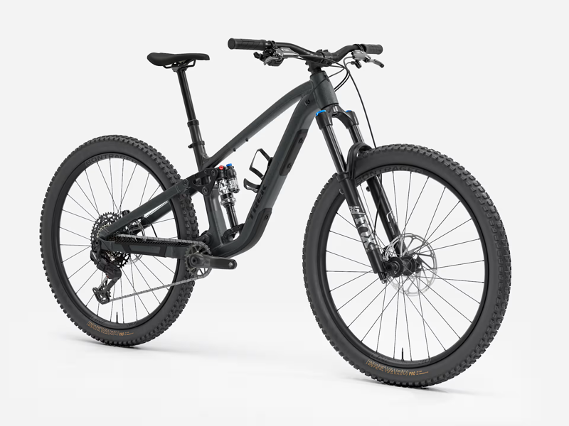 TREK Fuel EX 8 Gen 7 Full Suspension Mountain Bike in Lithium Grey and Trek Black Splatter-3