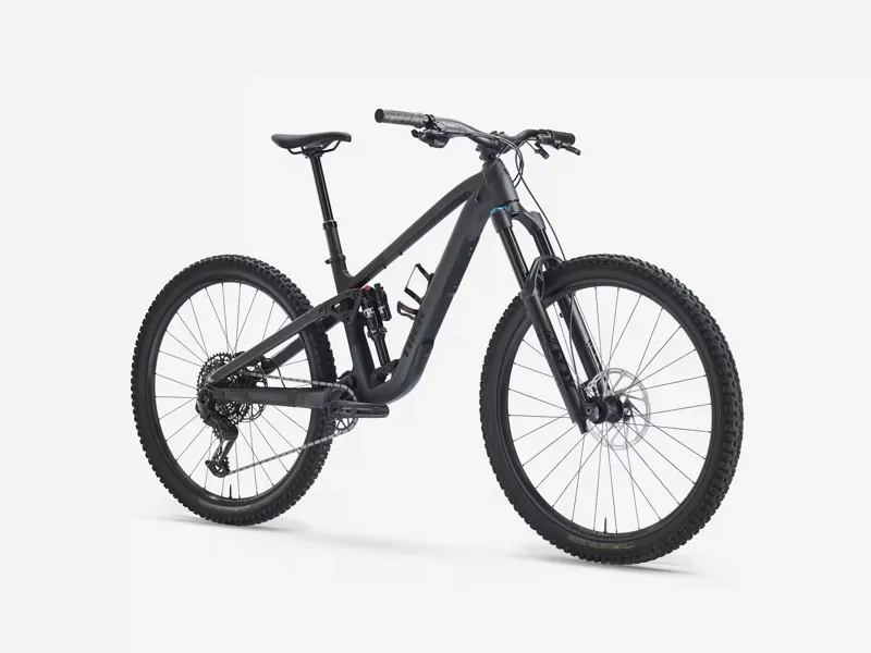 TREK Fuel EX 8 Full Suspension Mountain Bike in Lithium Grey and Trek Black Splatter-4