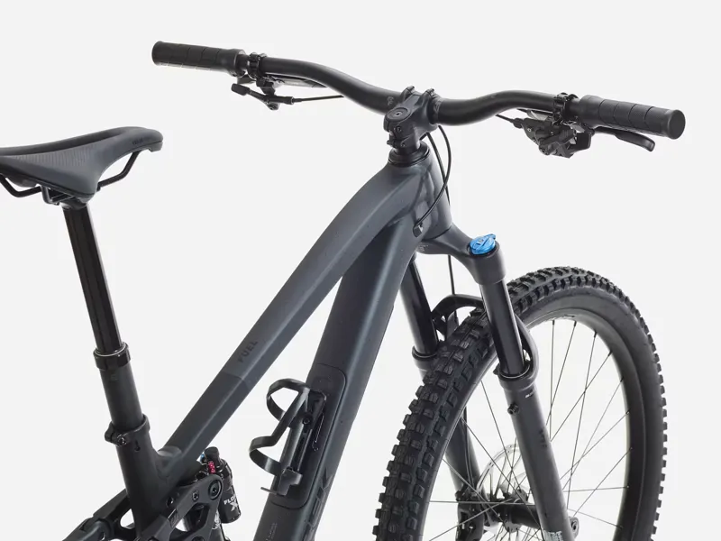TREK Fuel EX 8 Full Suspension Mountain Bike in Lithium Grey and Trek Black Splatter-1