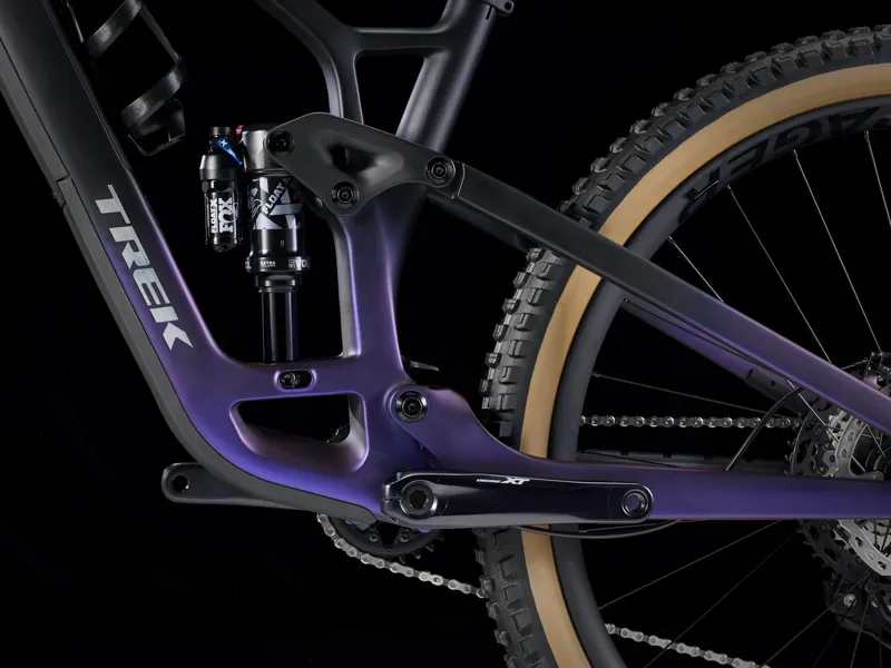 TREK Fuel EX 9.8 XT Gen 6 Full Suspension Mountain Bike in Deep Smoke and Purple Phaze-3