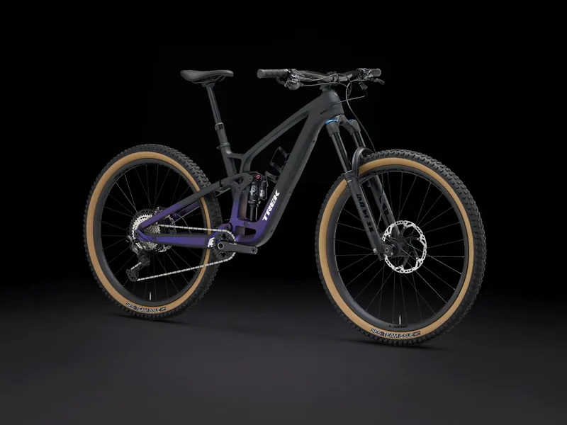 TREK Fuel EX 9.8 XT Gen 6 Full Suspension Mountain Bike in Deep Smoke and Purple Phaze-5