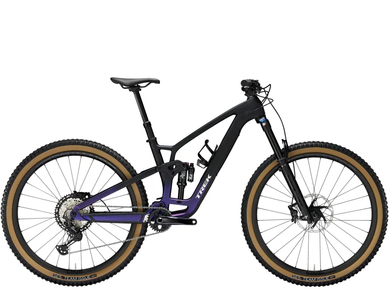 TREK Fuel EX 9.8 XT Gen 6 Full Suspension Mountain Bike in Deep Smoke and Purple Phaze