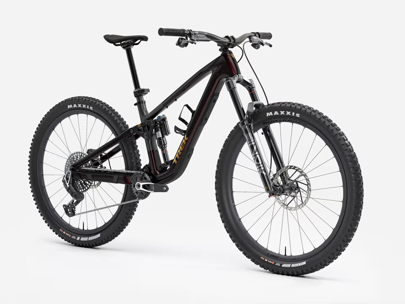 TREK Fuel EX 9.9 X0 AXS Gen 7 Full Suspension Mountain Bike in Gloss Dark Carmine and Matte Trek Black-3