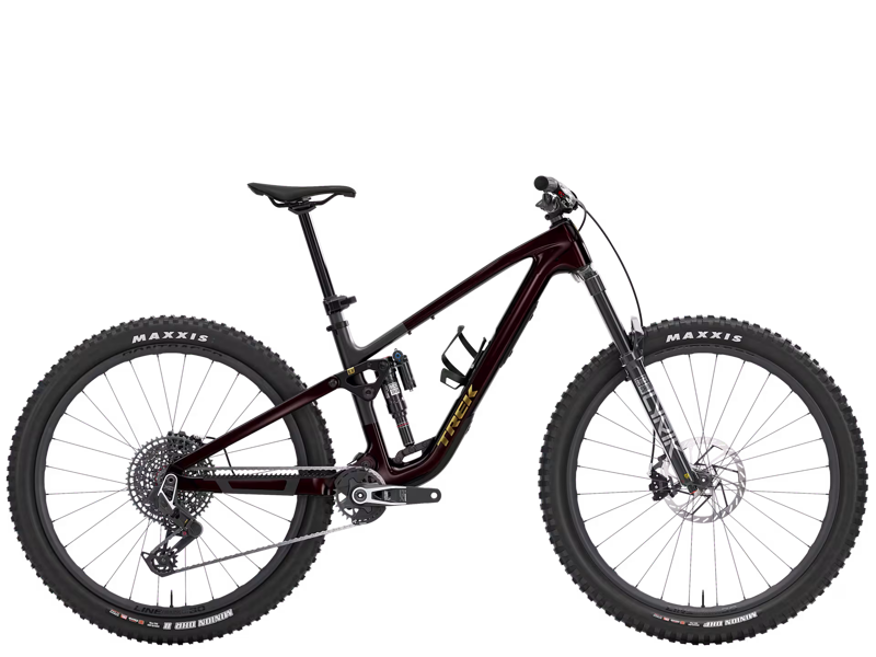 TREK Fuel EX 9.9 X0 AXS Gen 7 Full Suspension Mountain Bike in Gloss Dark Carmine and Matte Trek Black