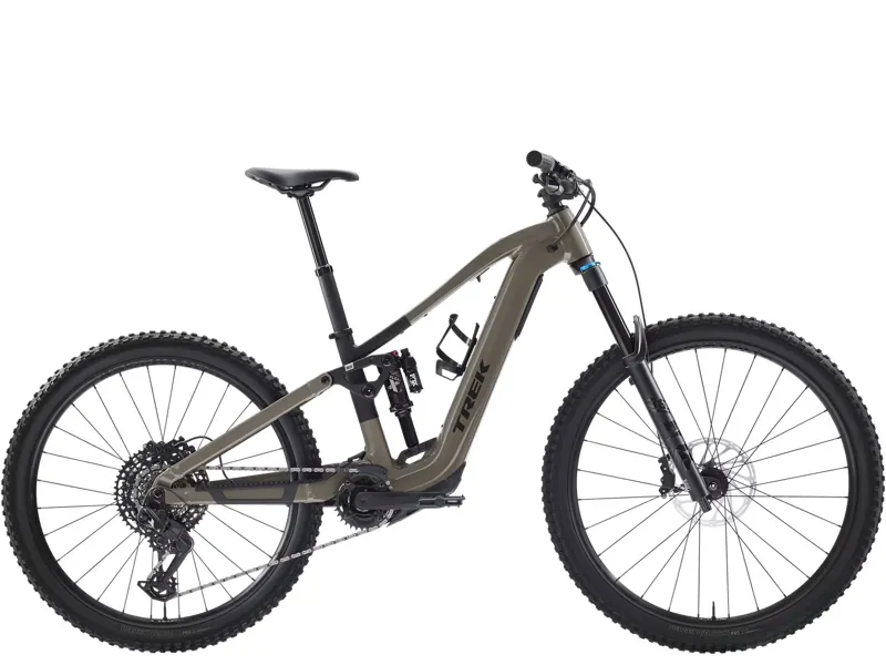 TREK Fuel+ EX 8 Gen 2 580Wh Electric Full Suspension Mountain Bike in Wild Mushroom and Trek Black