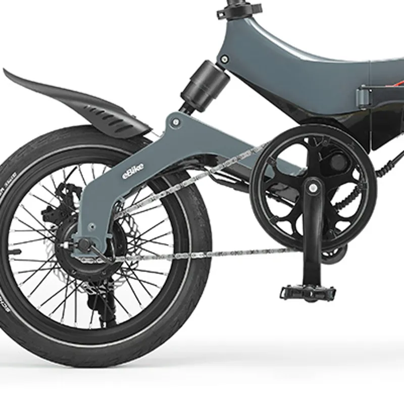 MiRiDER One Folding Electric Bike in Graphene Grey-2