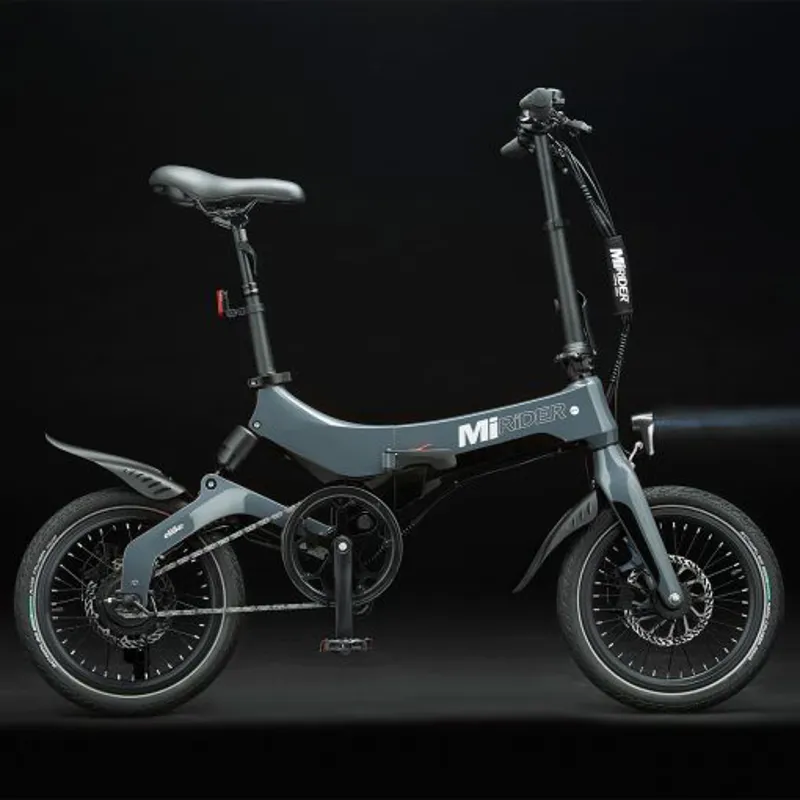 MiRiDER One Folding Electric Bike in Graphene Grey