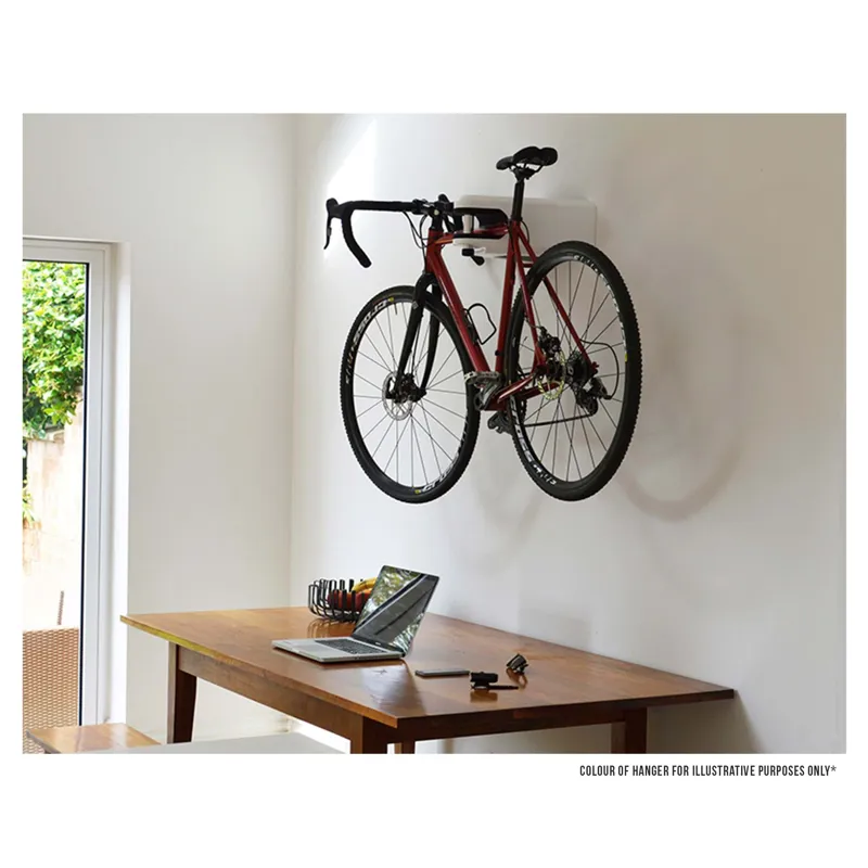 Hiplok Airlok Wall Mounted Lock and Hanger in Black-3