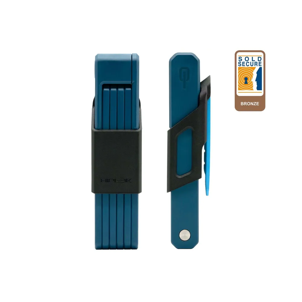 Team Cycles Hiplok Bronze Sold Secure SWITCH Folding Lock in Blue | Interest FREE Finance & Online Refund Policy.