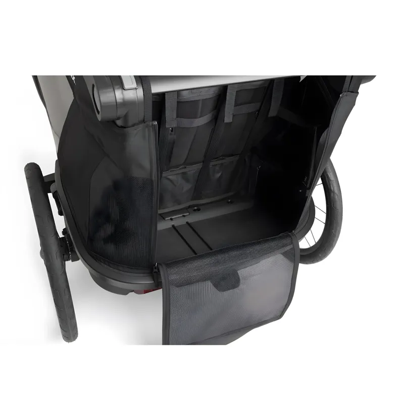 Hamax Outback Next Twin Bicycle Trailer in Black-5