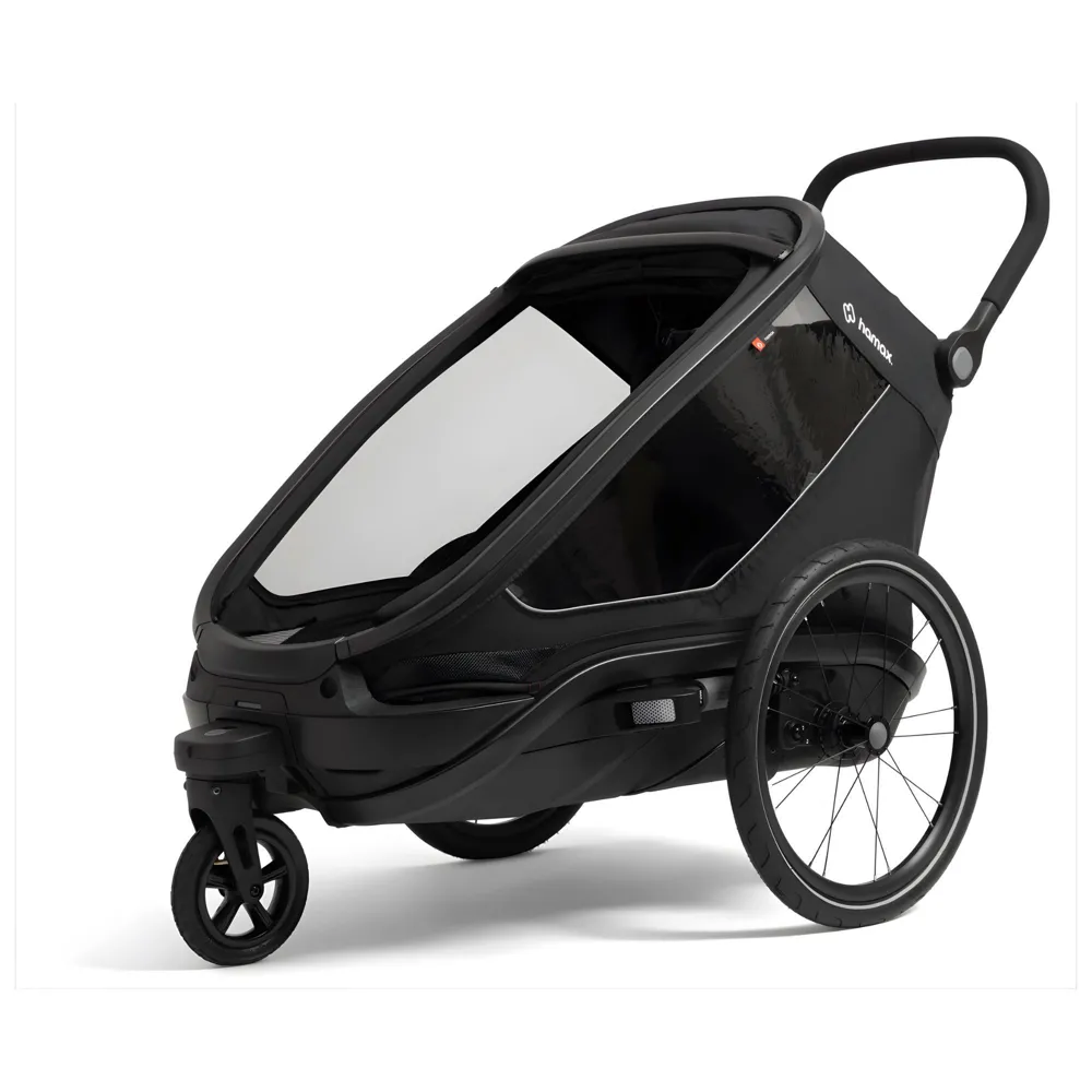 Team Cycles Hamax Outback Next Single Bicycle Trailer in Black | Interest FREE Finance & Online Refund Policy.