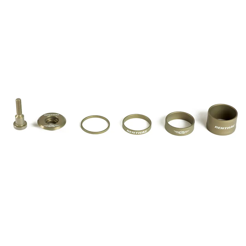Renthal Top Cap Kit in Gold - 11/8