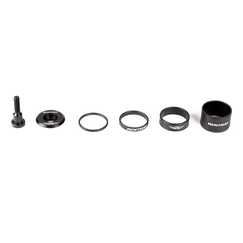 Renthal Top Cap Kit in Black - 11/8