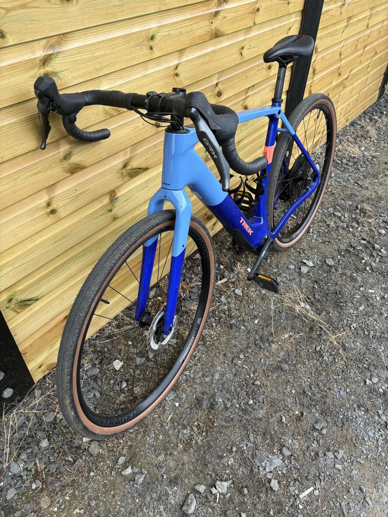 Ex Hire TREK Checkpoint+ SL5 360Wh Electric Gravel Bike in Fjord Blue and Cobalt Blue-3